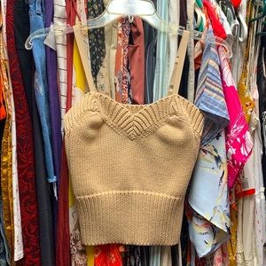 Victoria’s Secret Tan Sweater Tank